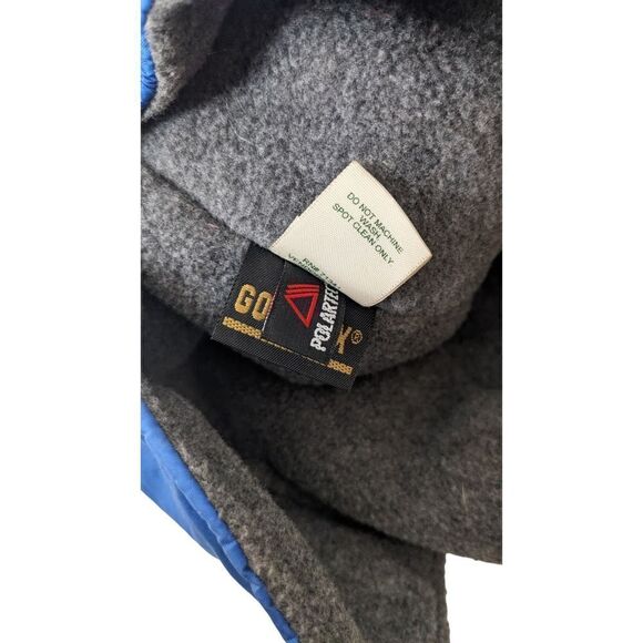 LL Bean‎ Goretex Ear Flap Ball Cap Medium Hat Polartec Fleece Lined USA Blue - Picture 8 of 8